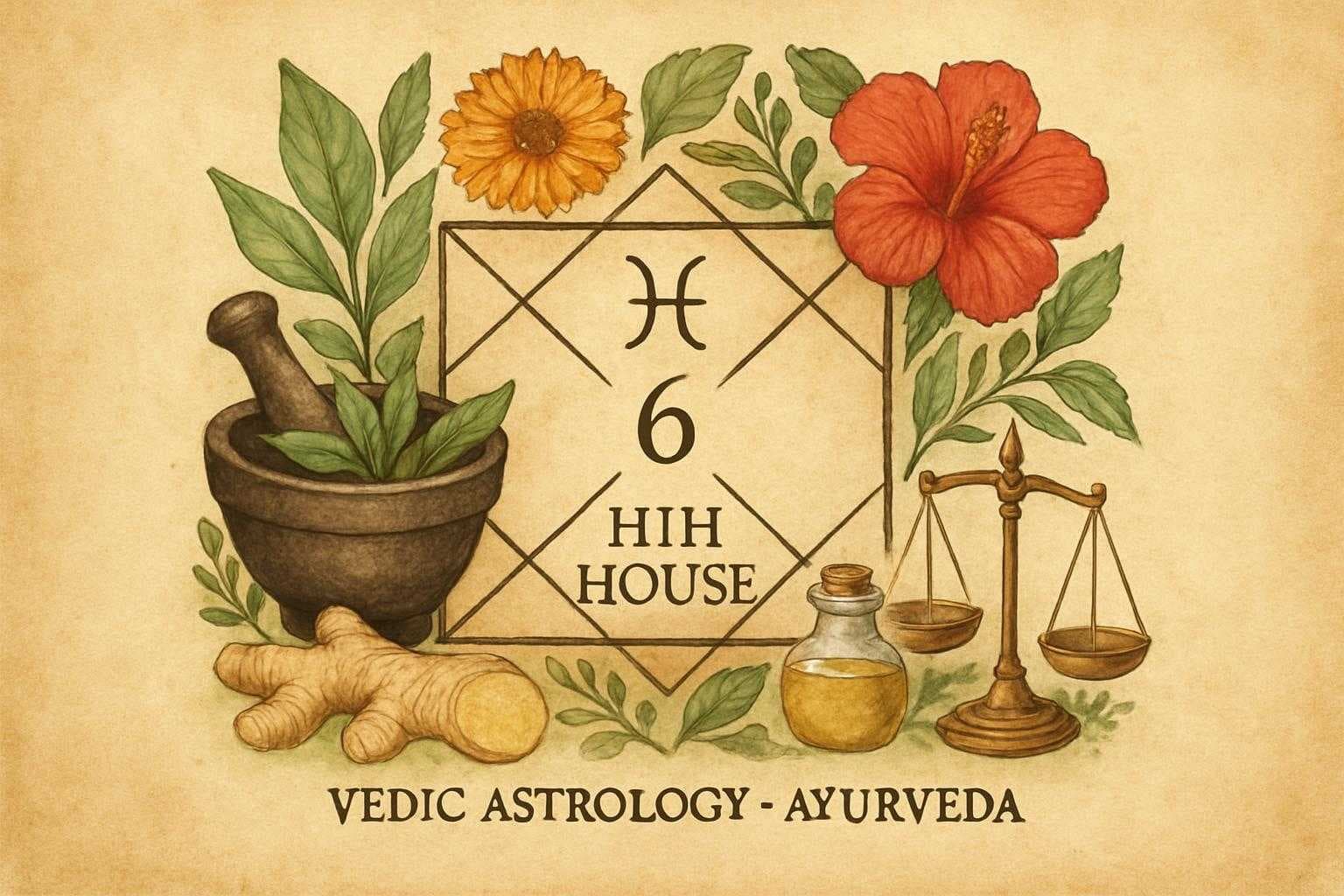unlocking-wellness-how-your-6th-house-and-ayurvedic-elements-shape-health